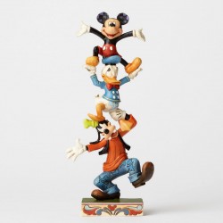 Teetering Tower (Goofy, Donald Duck & Mickey Mouse Figurine)