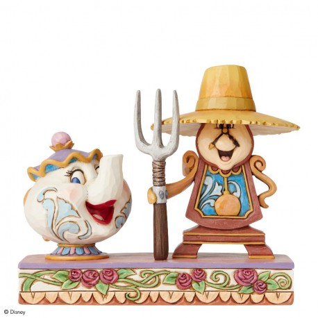Cogsworth and Mrs. Potts