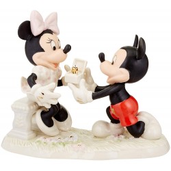 Mickey & Minnie Proposal Figurine