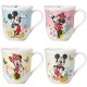 Set 4 Lenox Mickey & Minnie in The Meadow Mugs