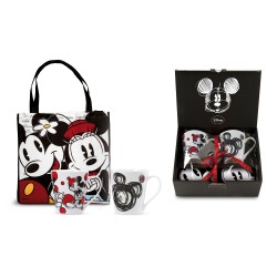 Coffret avec 2 Mugs Mickey + shopping bag