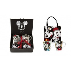 Coffret avec 2 Mugs Mickey & Minnie + shopping bag
