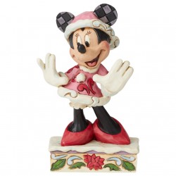 Festive Fashionista (Minnie Mouse Christmas Figurine)