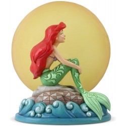 Mermaid by Moonlight (Ariel with Light up Moon Figurine)