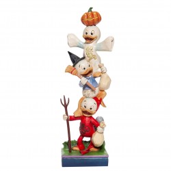 Halloween Stacked Huey, Dewey and Louie Figurine