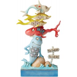 One Fish, Two Fish, Red Fish, Blue Fish Figurine