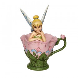 A Spot of Tink - Tinkerbell Sitting in a Flower Figurine