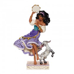 Twirling Tambourine Player - Esmeralda and Djali Figurine