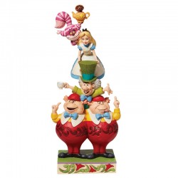 We're All Mad Here - Stacked Alice in Wonderland Figurine