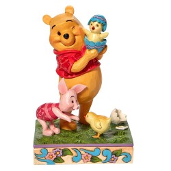 Easter Pooh and Piglet Figurine